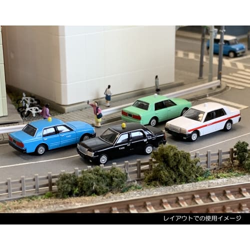 TOMYTEC The Car Collection Car Collection Basic Set Selection Taxi A Diorama Supplies