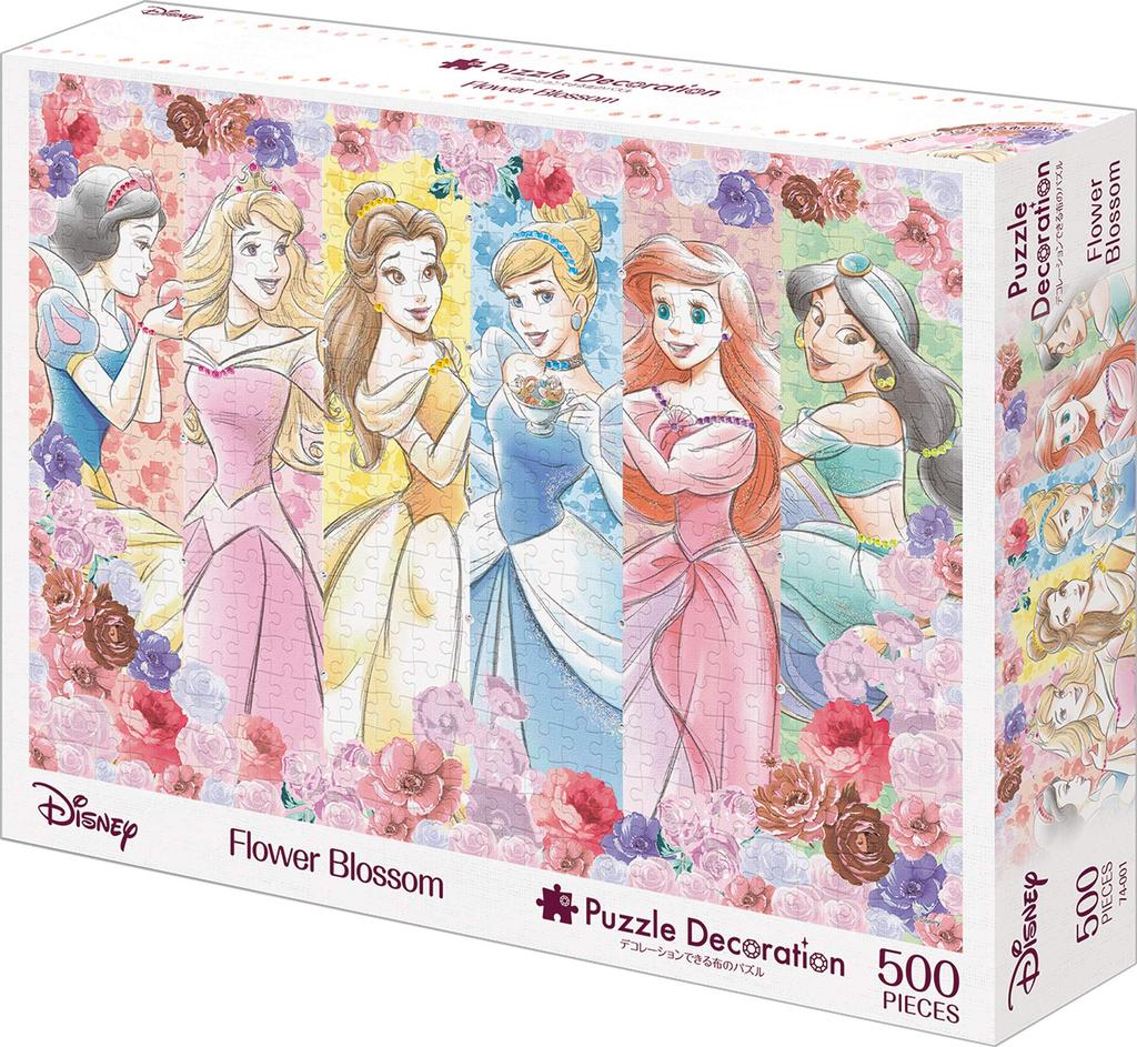 EPOCH 500-teiliges Puzzle Disney Flower Blossom x mit Kleber und Spachtel, inklusive Dekorationsteilen EPOCH (38 53 cm) 74-001