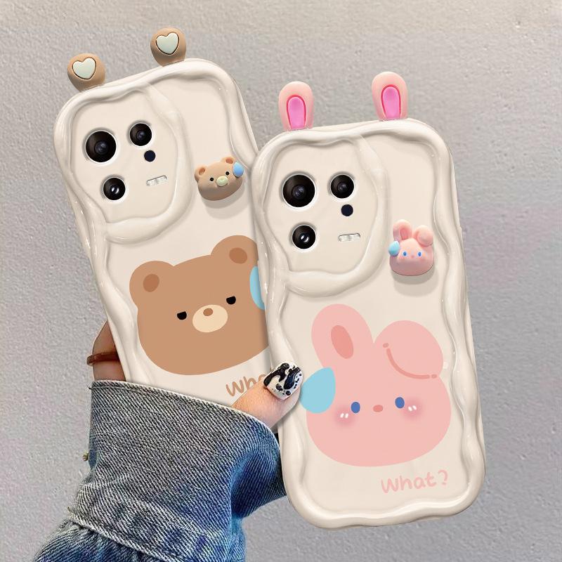 

Suitable for Xiaomi 13 Mobile Phone Case 11/10s Silicone Soft Shell Note12 Cute Three-dimensional Frog Doll Redmi K60 Redmi Note 9 Pro