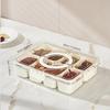 Snack Boxes with Handles for Food Serving Tray Snack Plate with Lid Fruits and Vegetables Container with 8 Small Removable Boxes