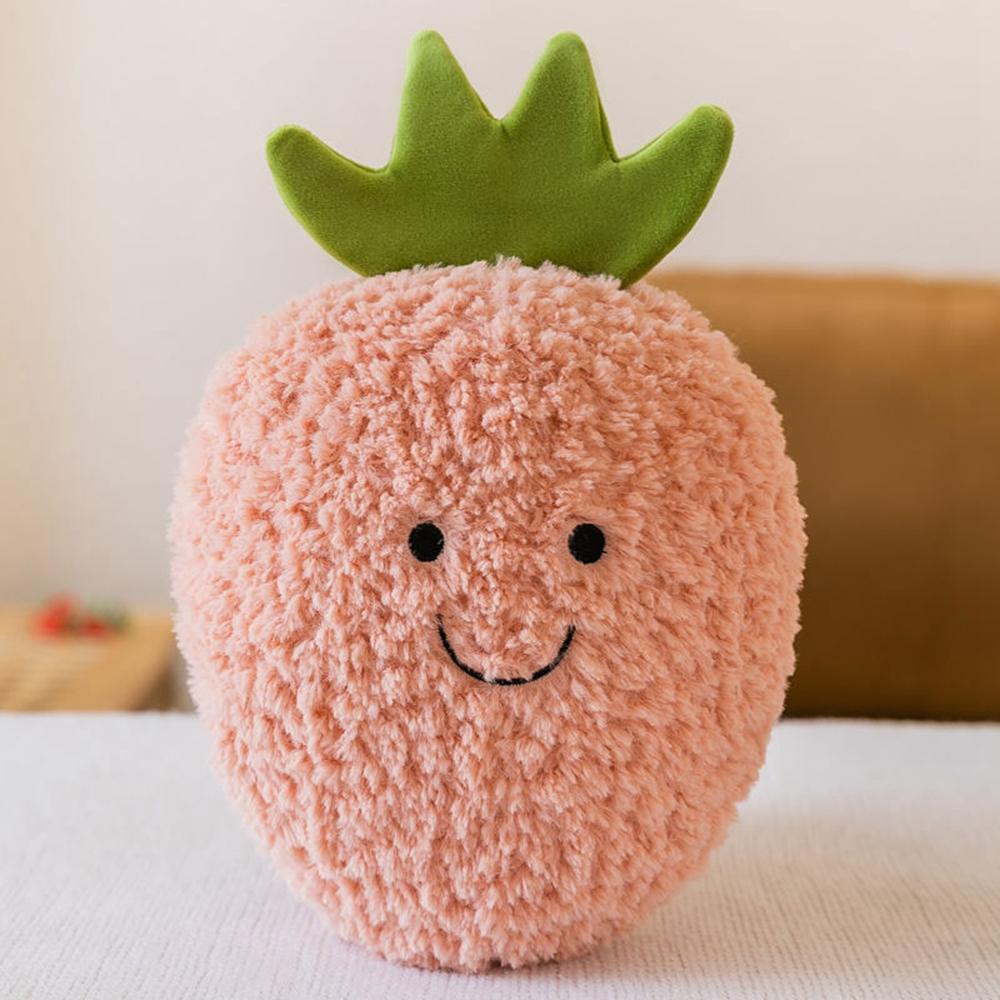 16-28CM Fruit Vegetable Plush Toy Cute Soft Watermelon Pineapple Banana Strawberry Mango Carrot Children's Christmas Gift