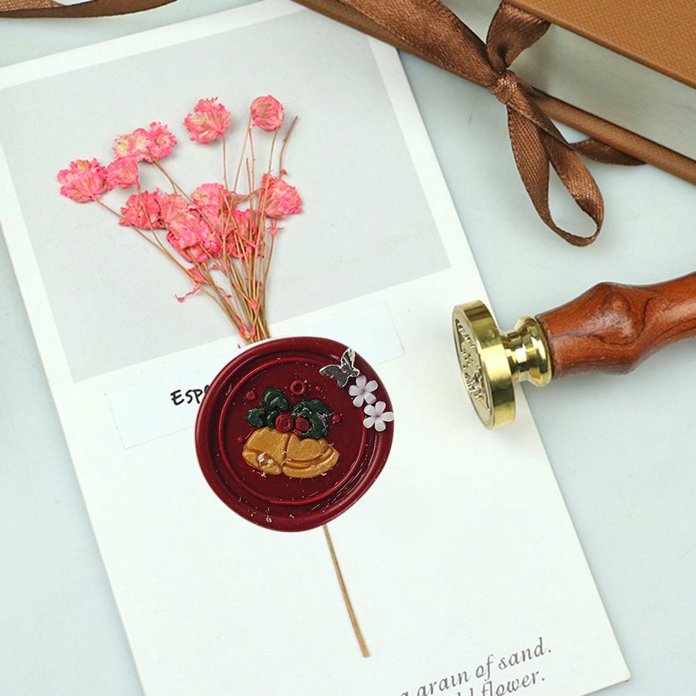 MY# Christmas Art Seal Head Ornamental DIY Craft Supplies for Packaging Scrapboo