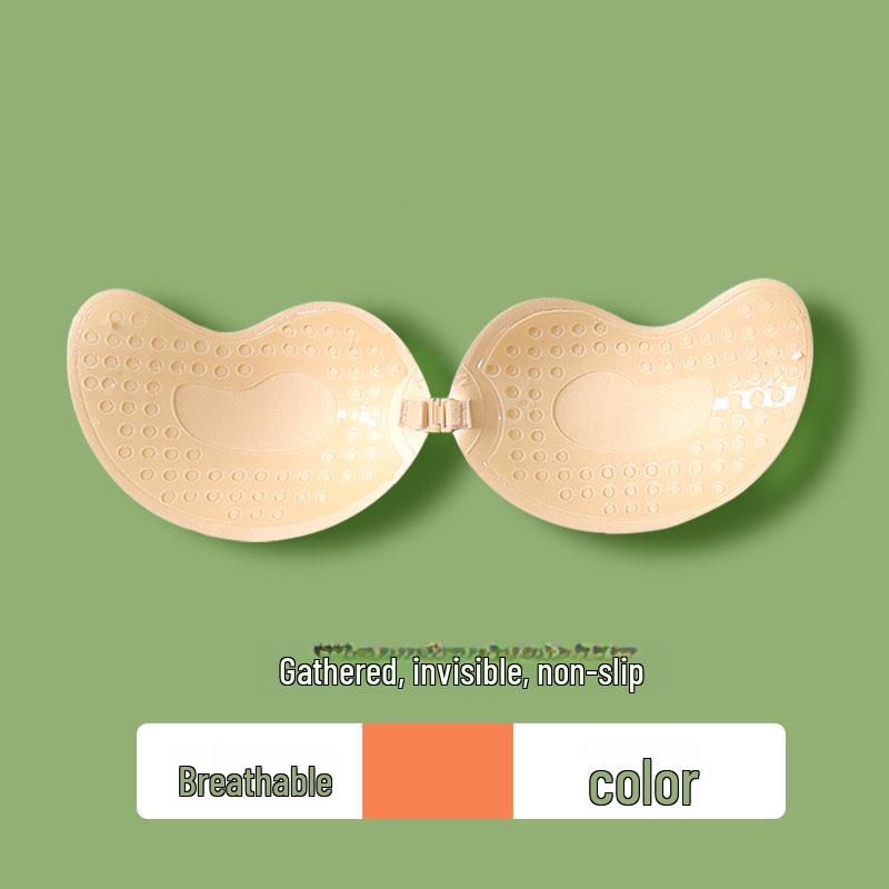 Mango Invisible Waterproof Breast Stickers: Breathable, Gathered, Lifting Nipple Covers for Summer Wedding Dresses