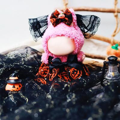 Halloween Costume Black Hat Doll Clothes Vinyl Doll Cute Clothes
