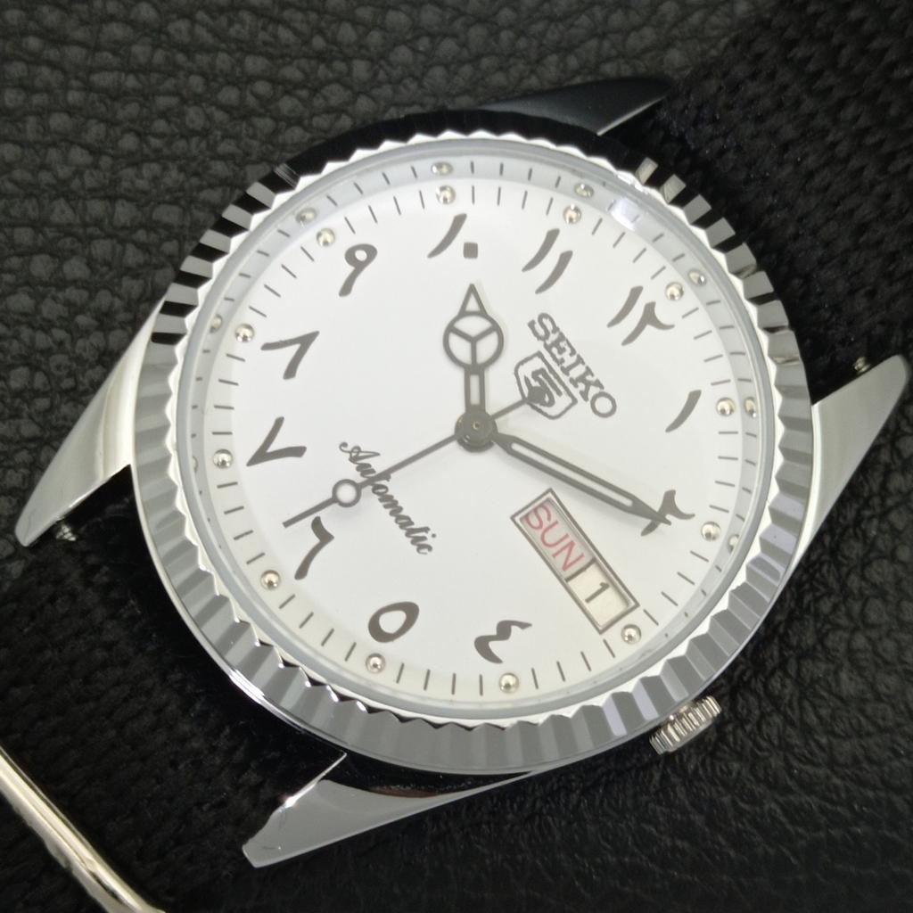 REFURBISHED VINTAGE SEIKO 5 AUTOMATIC 6309A JAPAN MENS ARABIC WATCH a441491-5 Sk-a441491