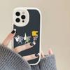 Dentist Tooth Pattern Phone Case For IPhone 16 15 14 13 12 11 Pro Max Plus Soft Leather Cover