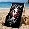 Skull Jack Artwork Printed Microfiber Beach Towel, Soft And Absorbent, Quick-Dry, Ideal for Summer Travel, Beach Essential, Swimming Pool