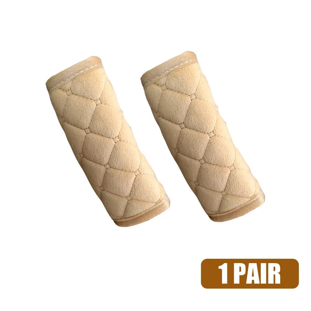 2Pcs Universal Car Interior Door Handle Cover Soft Plush Armrest Handle Protector Internal Universal Auto Door Handrail Covers