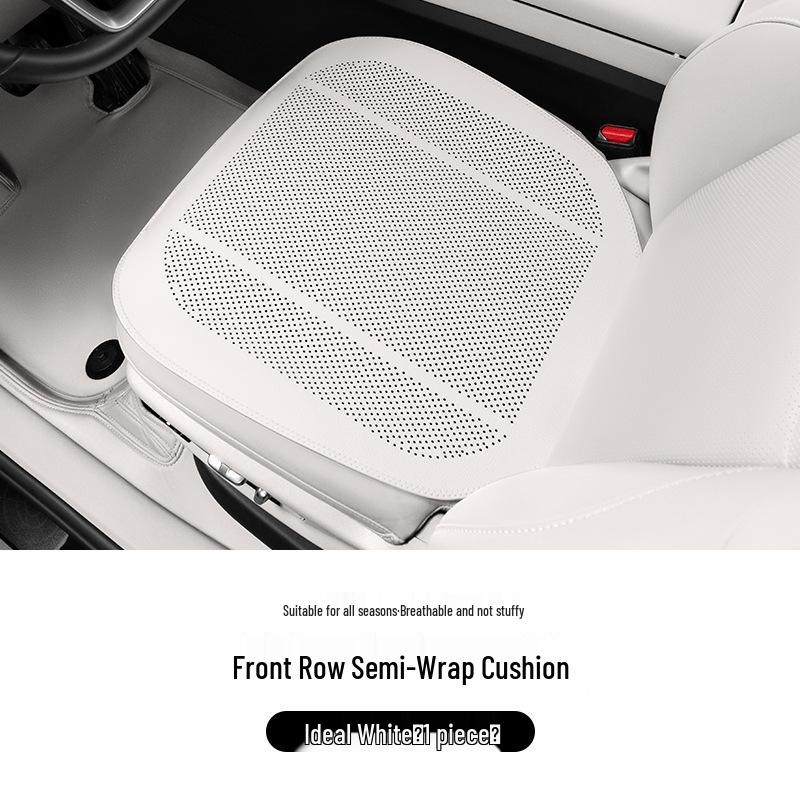 

Ventilated Breathable Lychee Pattern Car Seat Cushion - Universal Full Coverage Protector
