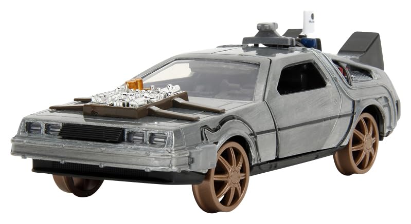 

Kyosho Jada Toys Hollywood Rides Back to the Future Series Scale Back to the Future III Time Machine Train Wheels JADA34786 1/32 (DeLorean) (Finished