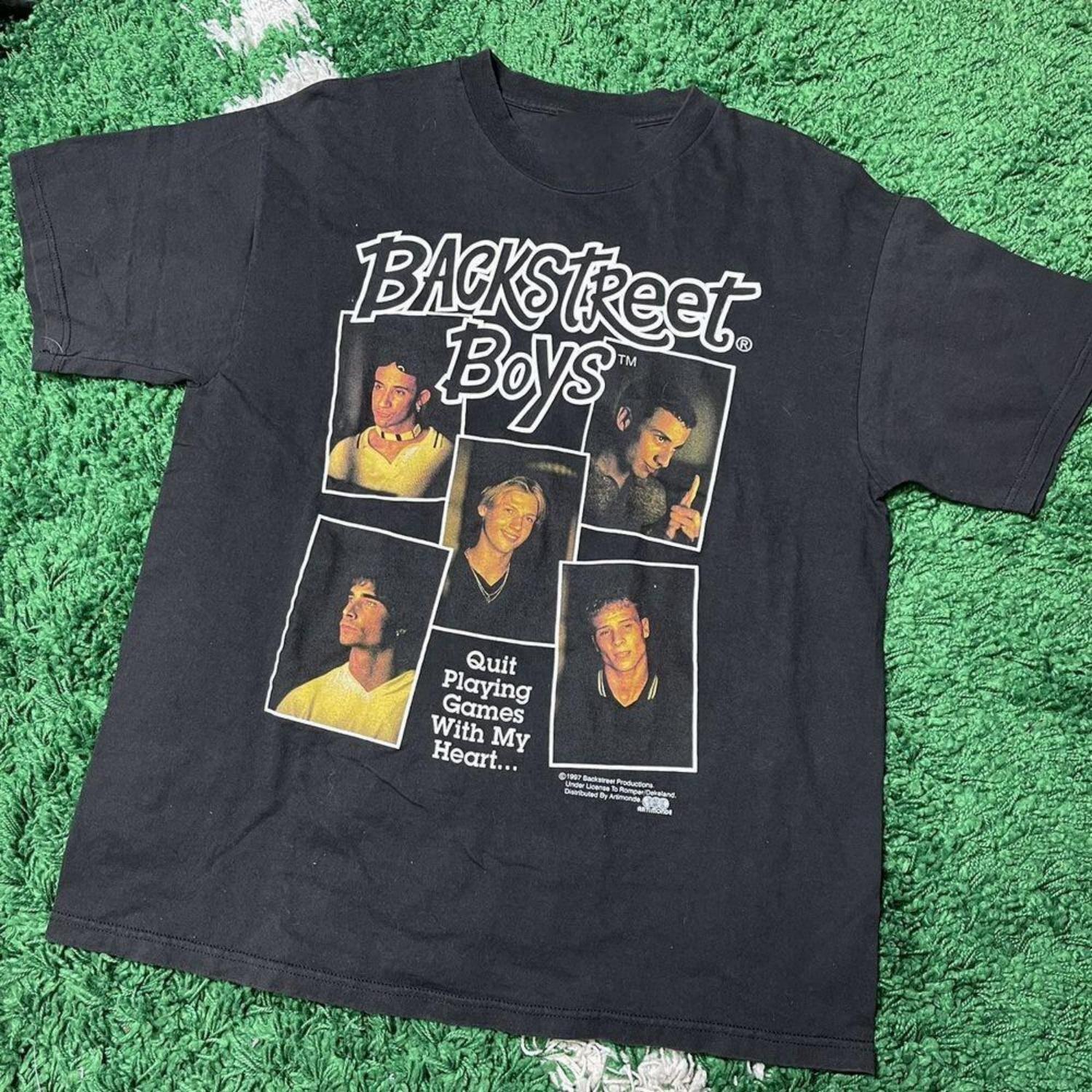 Новая футболка Backstreet Boys 1997 Подарок для фанатов Унисекс S-5XL Футболка BS351 Унисекс Футболка S чёрный
