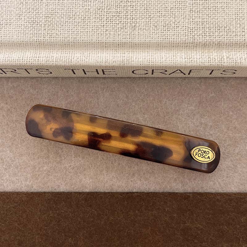 Vintage Leopard Oval Haarfeder-Spange für Frauen Mädchen Koreanische Acetat BB Haarspange Haarspangen Schmuck Y2K Haarschmuck