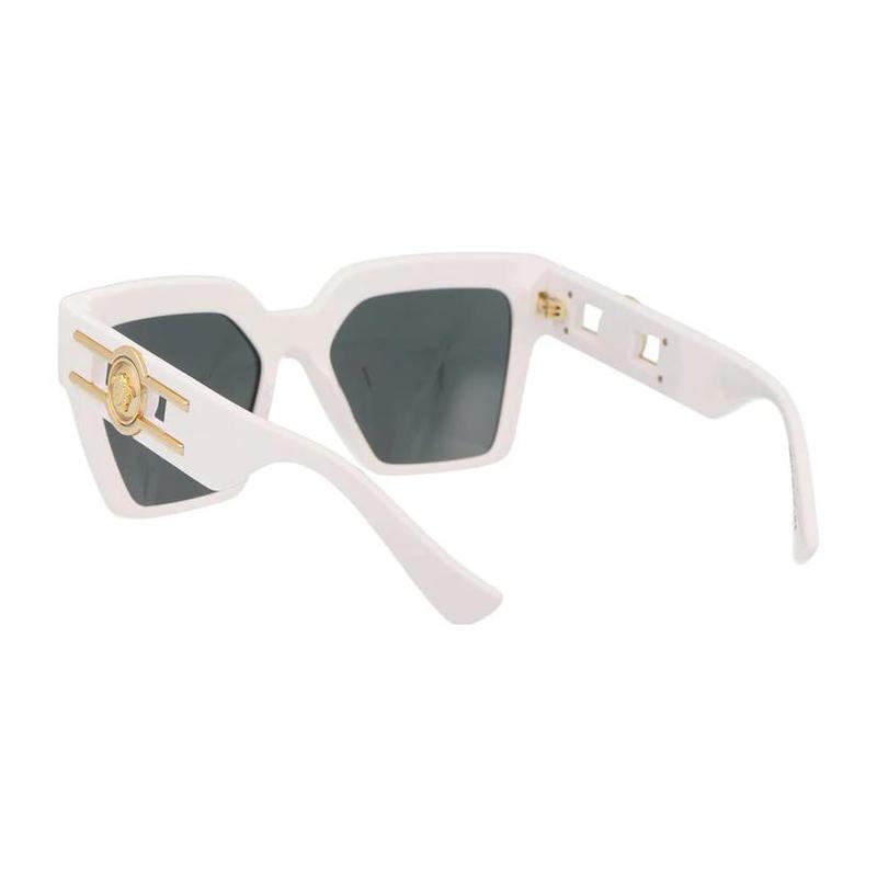 Versace Temple Logo Acetate Irregular Sunglasses Women's Pink 6833793 0VE445831487-pink 54