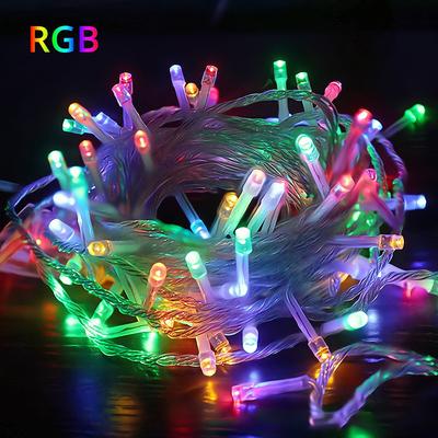 10M 100LED Home Decoration Holiday Light RGB Led Outdoor Party Wedding Christmas Lightings Garden Lights 220V EU 110V US Plug