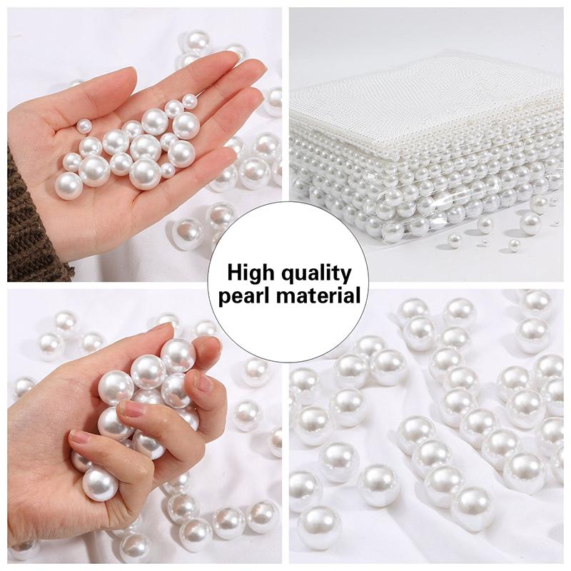 Cute 100-120Cm Purse Pearl Strap Beaded Chain Replacement Bag Pearl Chain Diy Bag Accessory Handbag