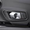 Interior Real Carbon Fiber Door Handle Frame Trim For Toyota Supra 19-24