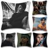Actor Pillow Covers Cartoon Sofa Decorative Home Doublesided Printing Short Plush Cute Cushion MMiguel MMora Cover