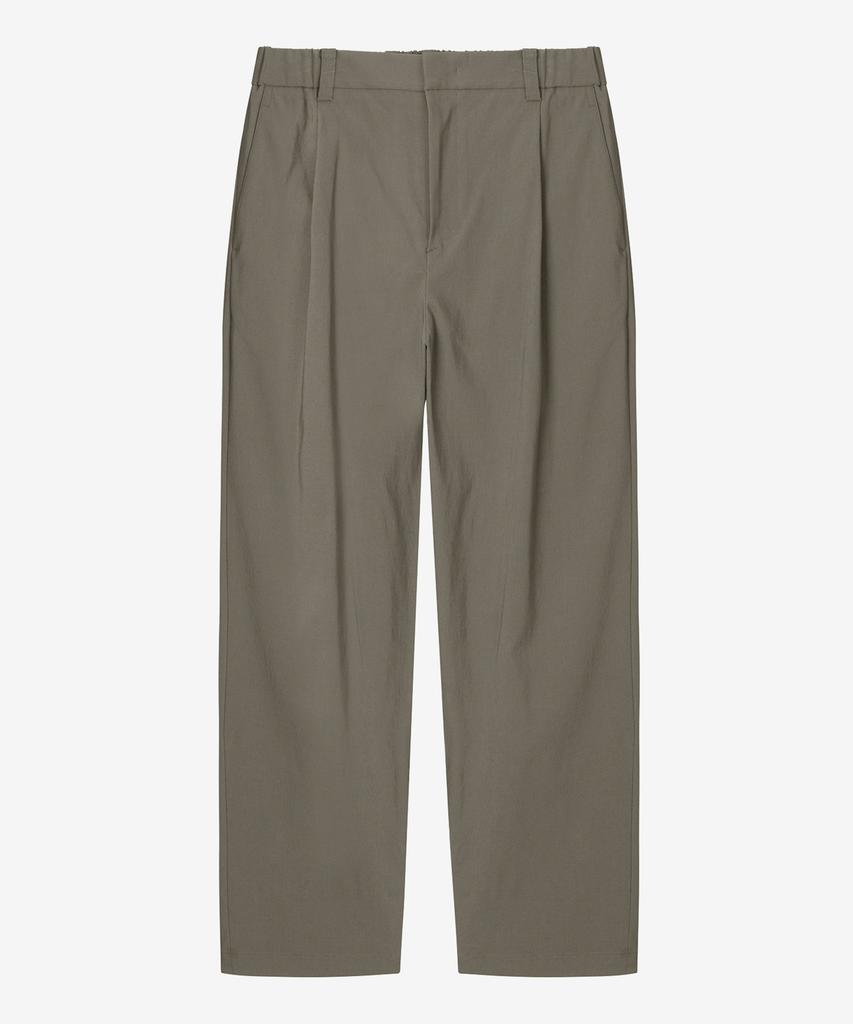 MINDBRIDGE [Couture] Cotton-Like Relaxed Fit One-Tuck Full Elastic Waist Pants - 2 Colors Mypt6170