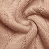 2025 European Sleeveless Solid Color Cable Knit Sweater Vest