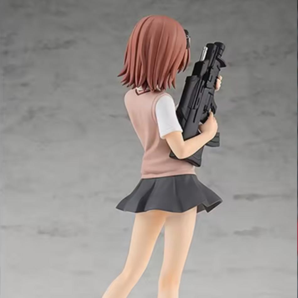 17Cm Anime Figure - A Certain Magical Index Misaka Mikoto Railgun Girl Pvc Action Model Toy For Fans Of Cartoon Gifts