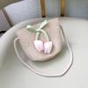 1/2Pcs Summer Sun Hat Princess Beach Sun Hat Big Brim Tulip Fisherman Hat For Girls  Sweet Crossbody Bag Gifts