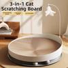 Stable Cat Scratch Board Round Teasing Cat Stick Interactive Cat Turntable Toy  Indoor Play