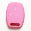 [IKT] (Honda Cars) Silicone Cover for Keyless Keys 2 Buttons Light Pink/Fit/Odyssey/CR-V/Stream/Civic, Etc. Specially