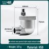 Válvula Automática de Purga de Aire de Latón para Tuberías de Agua y Sistemas HVAC - Válvula de Purga/Liberación 1/2", 3/4", 1"
