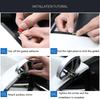 Car Blind Spot Mirror Universal Reverse Auxiliary Mirror, Adjustable Car Auxiliary Universal Wide Angle Mirror (Black)