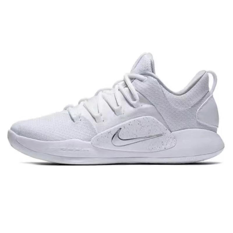 Nike Hyperdunk X Low 10 Textile, Leather Cushioning Slip Resistant Abrasion Resistant Coverage Support AR0465-100(Team4-)