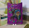 1PC Throw Fantasy Mushroom Flannel Blanket Forest Mushroom arts Bohemia style Soft thin Blankets for Home Car Camping Nap Picnic