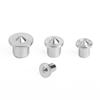1/4Pcs Dowel Centers Furniture Positioning 6/8/10/12mm Locating Pins Wood Timber Marker Round Log Pin Woodworking Tools