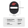 PCKF8 4pcs Car Door Protection Lock Cover Carbon Fiber Patterned For Ford Focus mk2 mk3 mk4 Fiesta Kuga Ghia ST Shelby Ranger