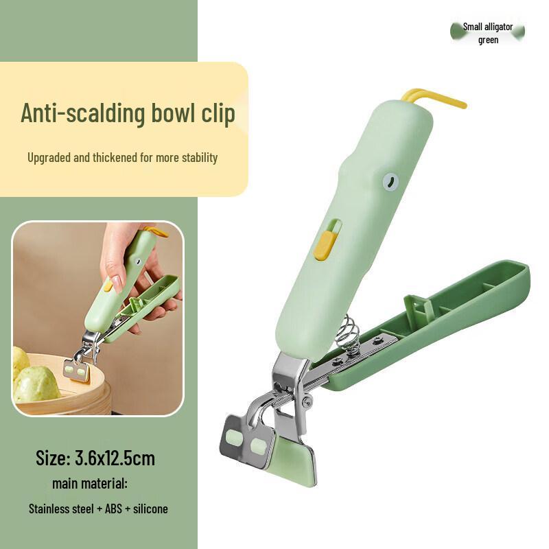 3-Piece Stainless Steel Anti-scald Kitchen Gripper Set