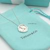 Tiffany Co. Picasso Kiss X Sealing Stamp Necklace 16.2 Sterling Silver 925 FS
