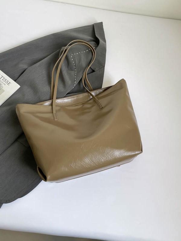 2025 Fashionable Minimalist Tote Bag - Large Capacity, Versatile Shoulder Bag for Women's Casual and Daily Commute