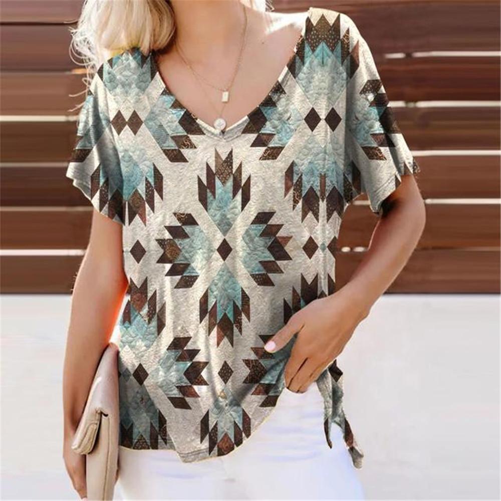 Универсальные футболки в стиле Харадзюка с абстрактными крутыми ретро-элементами и принтом — фото 5