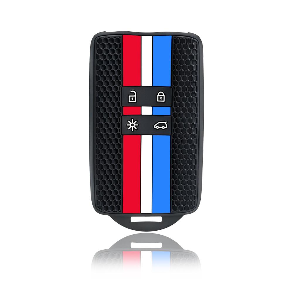 New Silicone Car Key Cover For Renault Captur Koleos Kadjar Arkana Megane Dacia Duster Sandero Stepway Remote Control Fob Case