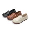 Dermis Shoes for Women Loafers  Autumn Retro Women's Shoes Round Toe Soft Sole Single Shoe Genuine Leather Small Leather Shoes