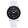 Lvpai Women's Casual Quartz Leather Band Watch Analog Valentine Gift Crystal Stainless Steel