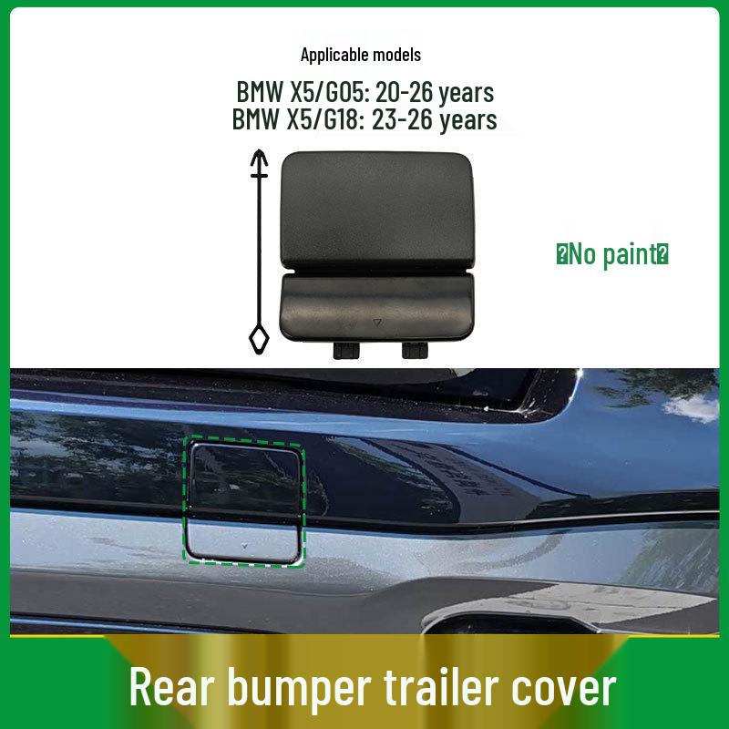 BMW X5M Rear Bumper Tow Hook Cover (2019-2026) - Part 51128099126
