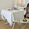 INS Tablecloth Soild Color Dining Table Cover Coffee Table Cloth Wedding Party Tablecloths Photo Prop Birthday Desk Decoration