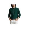 Polo Logo Embroidered Polo Shirt Men Shirts Green 710805564-047