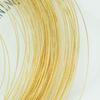 Fio de Cobre Torcido Banhado a Ouro 18K com Cor Inalterável para Pulseiras e Brincos DIY