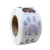 50-500pcs 2.5cm/1inch Pet Stickers Self-adhesive Dog Claw Animals Sticker Decoration Gift Box Sticker Label Stationery