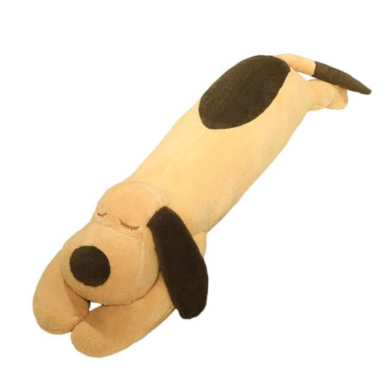 Cute Huge Long Dog Plush Doll Stuffed Animal Super Soft Puppy Hugging Pillow Cushion Body Lumbar Nap Support Sofa Decor