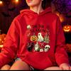 Vintage Halloween Hoodies Tis The Season Retro Ghost Spooky Season Halloween Sportwear Costume Y2K Halloween Sweatshirts Tops