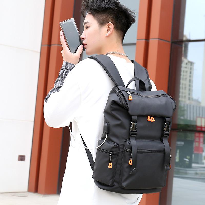 Schoolbag New Backpack Men's Outdoor Business Leisure Computer Backpack Large Capacity Student School Bag Company Activities