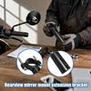 Motorcycle Headlight Mount Aluminum Alloy Extension Bracket for Scooter Rearview Mirror, Universal for Commuting & Touring