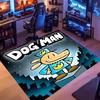 1pc Dog Man Entrance Mat, Non-Slip Mat Area Rug,Room Decor, Outdoor Decor, Kitchen Rug,Doormat - Machine Washable, Easy To Clean